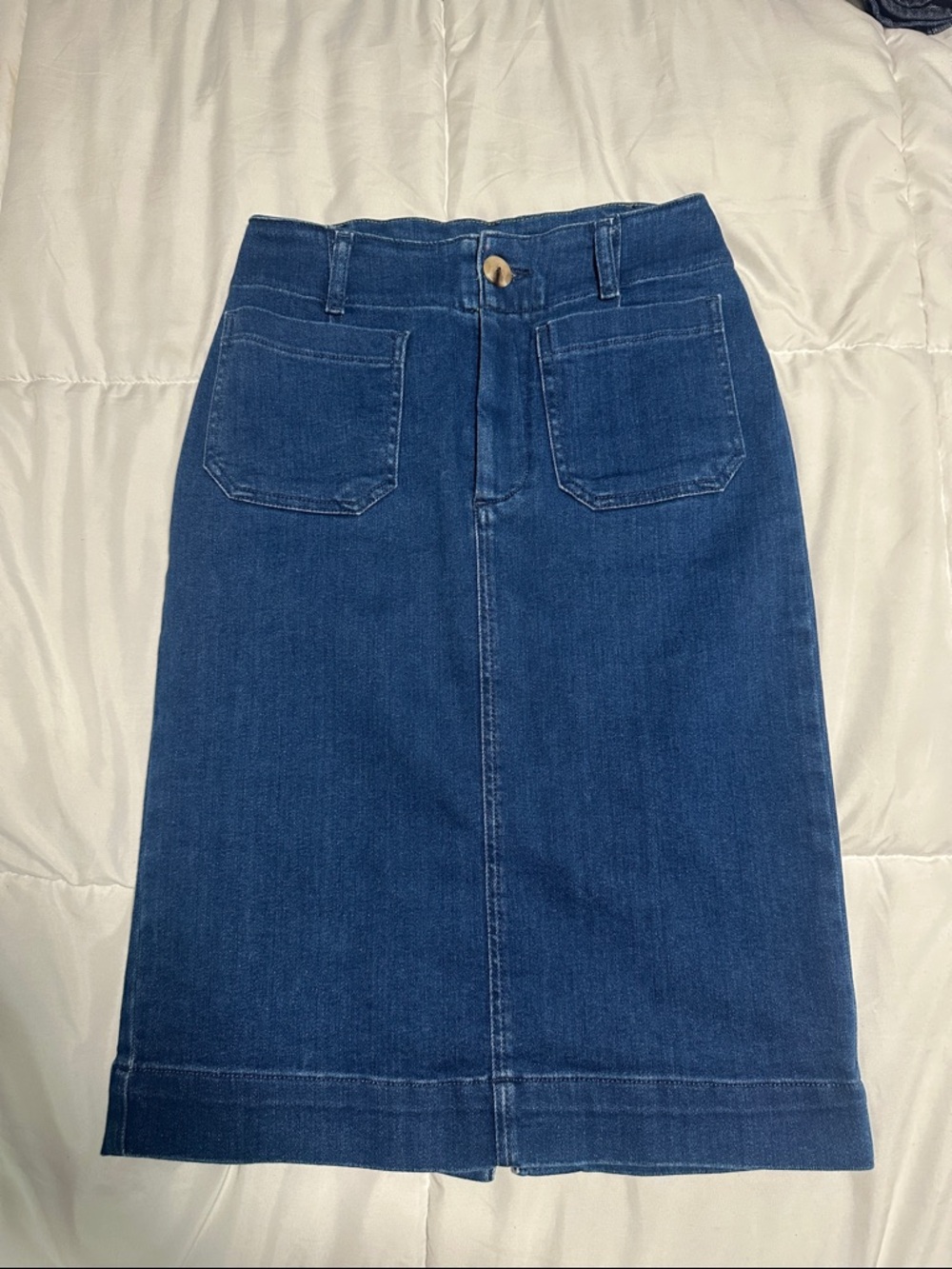 Maeve by Anthropologie Colette Denim Skirt